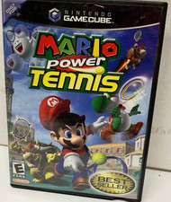 Mario Power Tennis (Nintendo GameCube, 2004) No Manual TESTED WORKING free ship