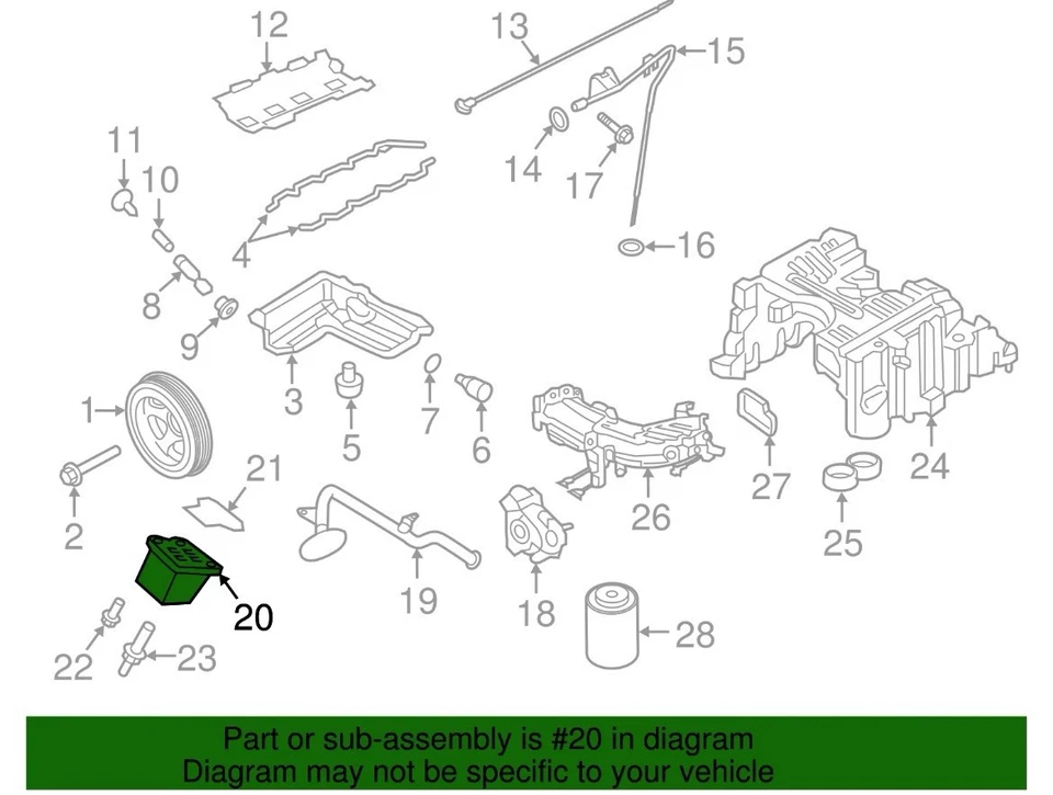 Nissan TITAN XD 2016-2019 genuino - enfriador de aceite 21305-EZ49A nunca instalado Foto 2 de 3