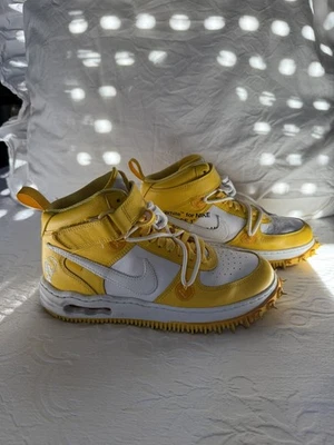 Nike Air Jordan Off-White Varsity Maize EU41 US8 UK7 OG Box Used - Photo 1/4
