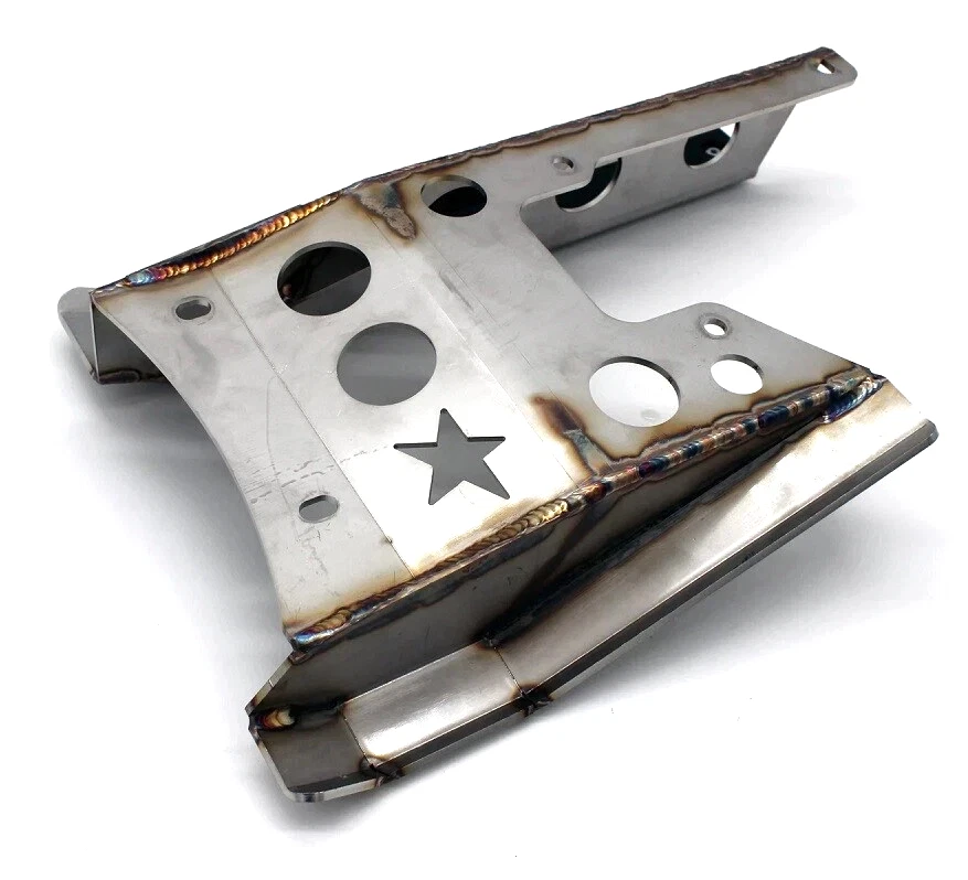 Lonestar Racing LSR Stainless Steel Swingarm Skid Plate Honda TRX450R 450ER 450R - Image 3 of 4