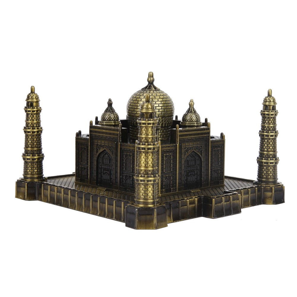 Vintage India Taj Mahal Model Exquisite Home Decor For Office Retro Bronze