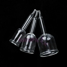 3PCS Vacuum Replace Attachment Cupping Glass Cup For The Breast Beauty Machine