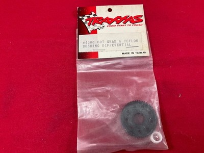 VINTAGE TRAXXAS (black) 4660 Differential Gear 60t  + bushing  EAGLE BLUE EAGLE