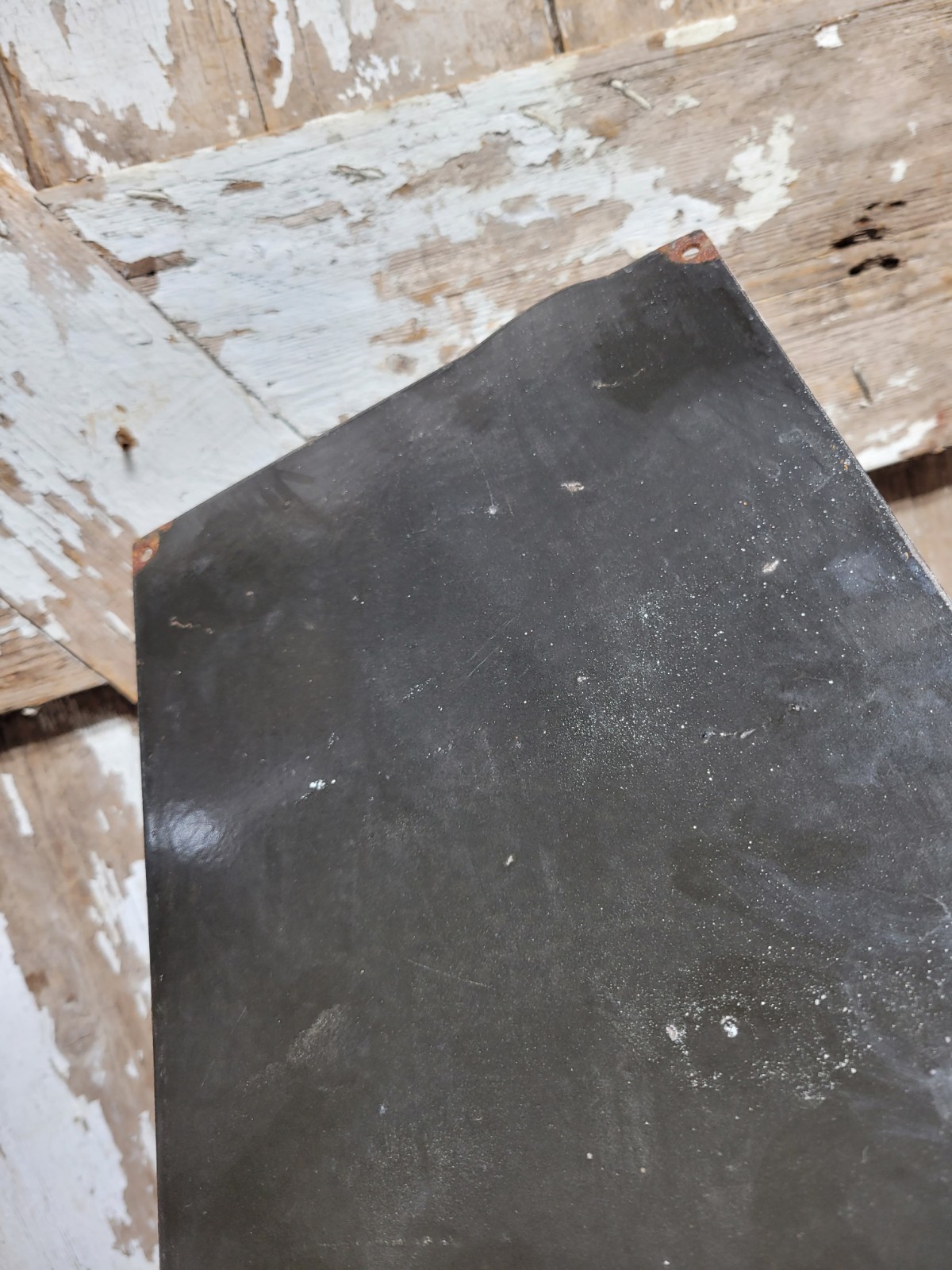 VINTAGE CHURCH PORCELAIN SIGN 1954 CHRISTIAN SEEK THE LORD BIBLE GOD RELIGION