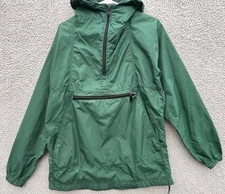 Vtg 80s KELTY Sun Valley California Green Windbreaker Pullover Nylon Sz XS Read