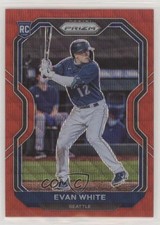2021 Panini Prizm Red Wave Prizm 21/99 Evan White #89 uk2