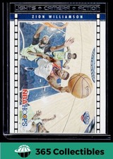 2021 Panini Hoops Zion Williamson Lights Camera Action #16 Basketball Pelicans