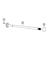 Genuine Mopar Axle Rear Shaft 68462343AA