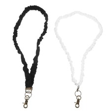2 Pcs Elastic Neck Strap Lanyard Anti-lost Polyester Stylus Cord