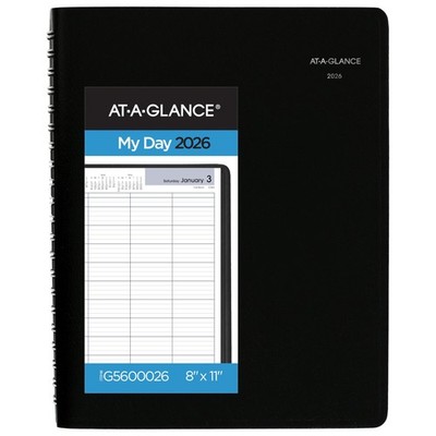 AT-A-GLANCE 2026 Appointment Book Planner Daily Four Person Group Planner 8 ...