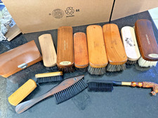 eBay Title: Vintage Shoe Shine Brush Lot Horsehair Johnston Murphy Shine Rite Wo