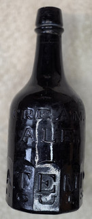 1870 A. Templeton Louisville KY Cream Ale Decagon Beer Bottle Great Condition!