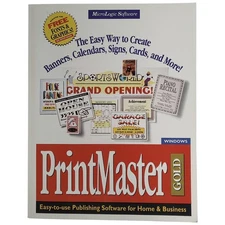 PrintMaster Gold Easy-to-use Publishing Software for Home & Business (Paperback)