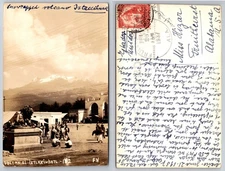 RPPC Volcan Volcano El Ixtlazihuatl Mexico Photo Postcard