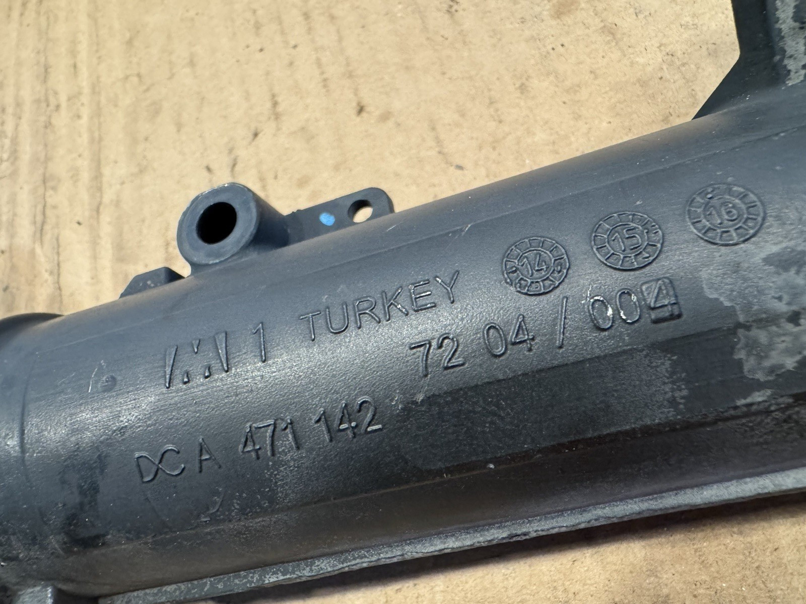 2017-2018 Detroit Diesel DD13 DD15 Engine EGR Venturi/Mixer A4711427204 OEM thumbnail 2