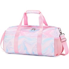 Travel Duffle Bag for Girls - Water Resistant Overnight Weekend Carry On Spor...