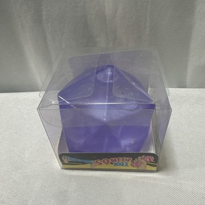 PURE CREATIONS-Squeeze Ball  Cube Squishy Toy Purple Octagon
