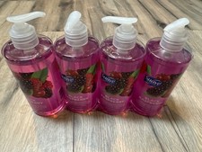 Suave Essentials Black Raspberry Hand Soap 13.5oz Lot Of 4 With Essential Oils