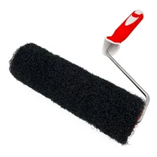 9" Drywall Compound Roller, Drywall Texture Roller Brush Thread in Handle Mud...