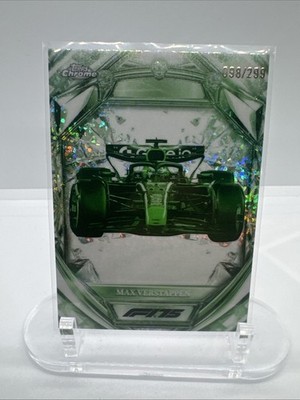 2025 Topps Chrome Formula 1 F1 Diamond 75th Anniversary Max Verstappen /299