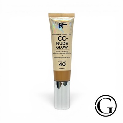 IT COSMETICS CC+ NUDE GLOW SKIN TINT SPF 40 NEUTRAL TAN 1.08 OZ MYY20W