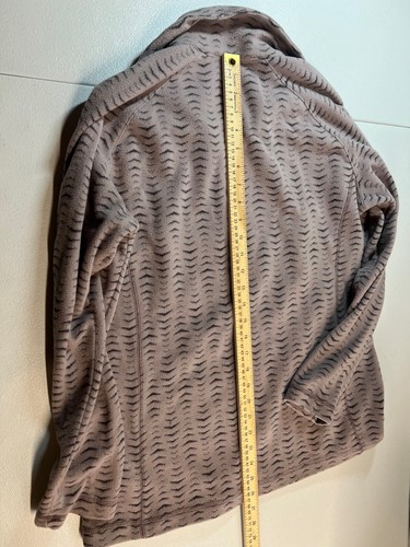 Columbia Quarter Zip Jacket Women's Size L Purple 100% Polyester Long Sleeves - Picture 6 of 6
