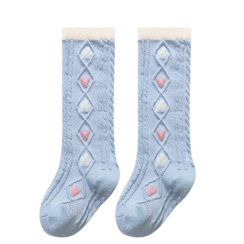 3 Pairs Flower Baby Socks Newborn Girl Knee High Socks Infant Toddler Long Socks - Picture 8 of 20