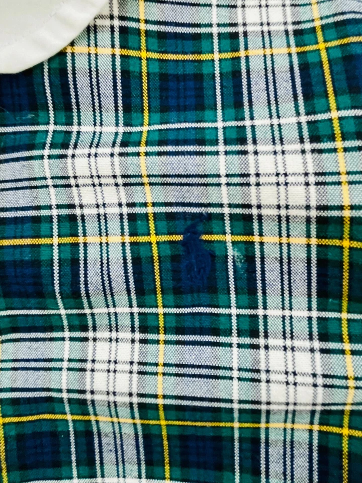 VESTIDO POLO RALPH LAUREN Niñas OSO POLO Pin Rayas CAMISA VESTIDO 6X USADO EN EXCELENTE ESTADO Envío Gratuito Foto 3 de 4