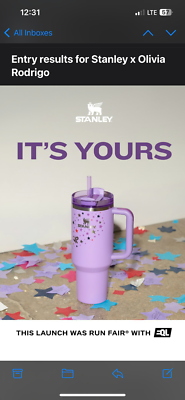 Stanley x Olivia Rodrigo Flowstate Quencher 40oz Tumbler New