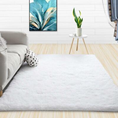 Flauschige Teppiche Antirutsch Groß Shaggy Teppich Super Weich Matte Wohnzimmer Schlafzimmer Teppich