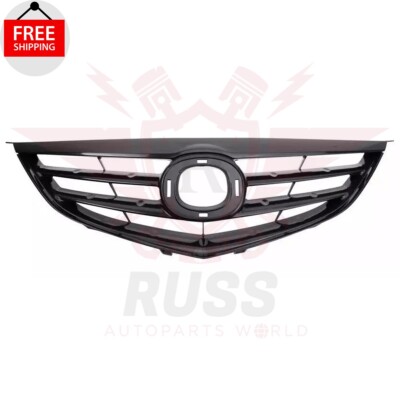 New Front Grille Assembly Paintable Black Fits 2003-2005 Mazda 6 3.0L MA1200173