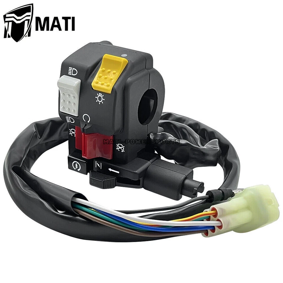 Interruptor de apagado de manillar alto/bajo/luz/estrangulador para Honda Foreman 400 TRX400FW 4x4 95-03 Foto 4 de 4