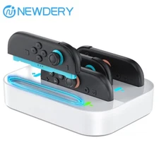 4 in 1 Controller Charging Dock for Nintendo Switch 2 Joy Con Charger Station