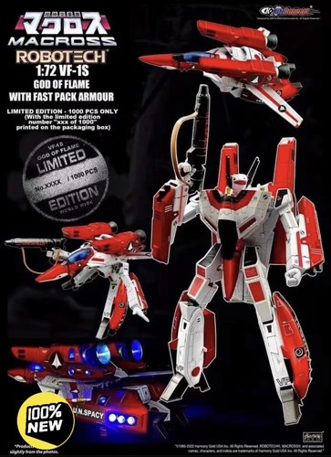 KitzConcept Robotech Macross VF-1S God of Flame Limited Edition MISB US Seller - Picture 5 of 6