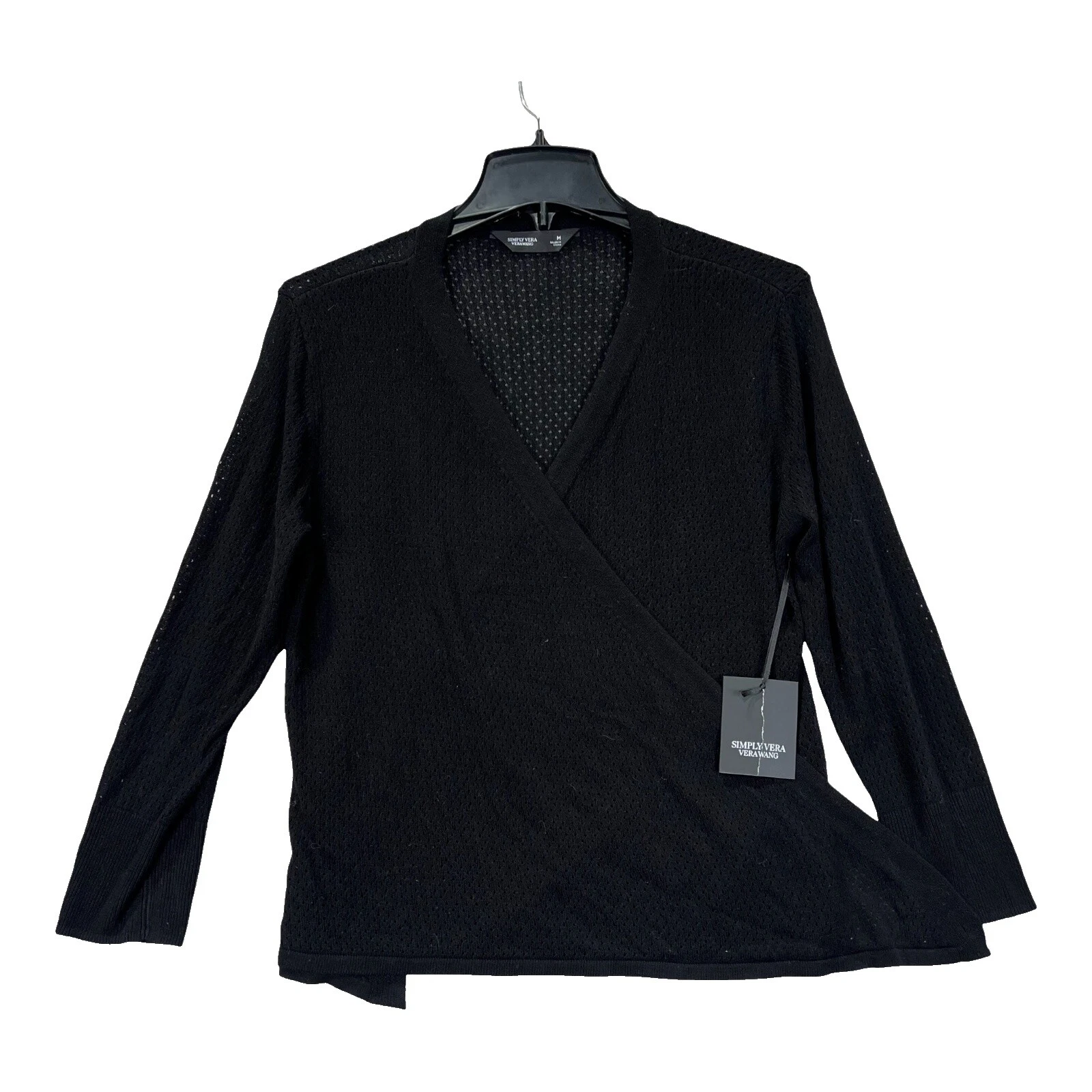 Simply Vera Vera Wang Suéteres para mujer Sólido Negro