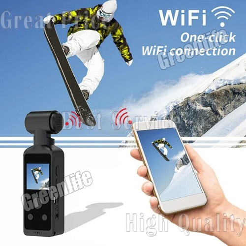 4K Ultra HD Pocket Action Camera 270° Rotatable Vlog Wifi Mini Sports Cam Waterp - Picture 13 of 27