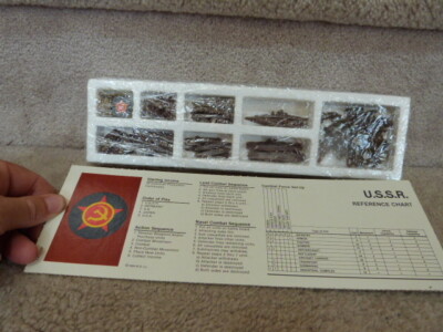 Axis & Allies Second Edition 1986 Complete U.S.S.R. Pieces Punchouts Tray