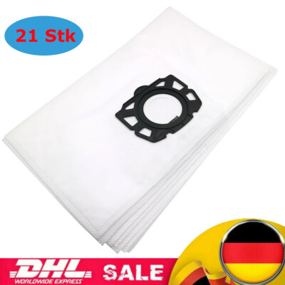 21 Vlies Staubsaugerbeutel passend Kärcher MV WD 4/5/6 P Premium Serie 2.863-006