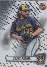 CORBIN BURNES TOPPS PRISTINE BASE MILWAUKEE BREWERS #2 2023 23