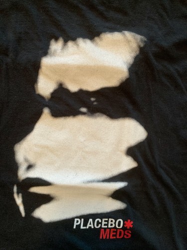 Placebo Meds 2006 Girls Black T-Shirt Brian Molko