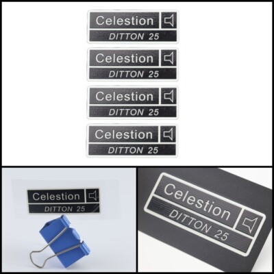 Celestion Ditton 25 logo badge Sticker Decal waterproof 65mm(2.55'')X24mm(0.94'')