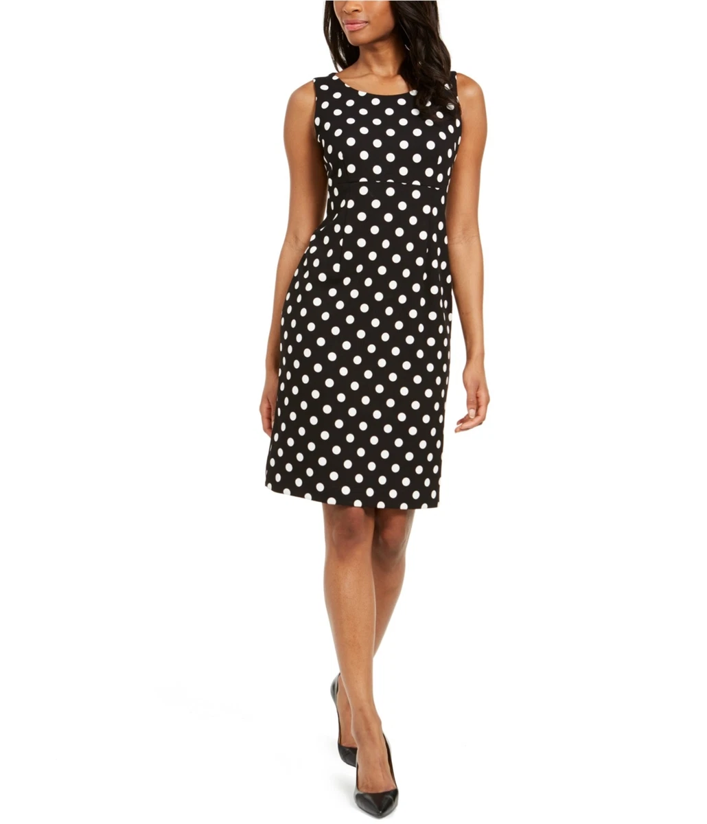 Kasper Womens Polka Dot A-line Dress, Black, 14P 93488074052 | eBay