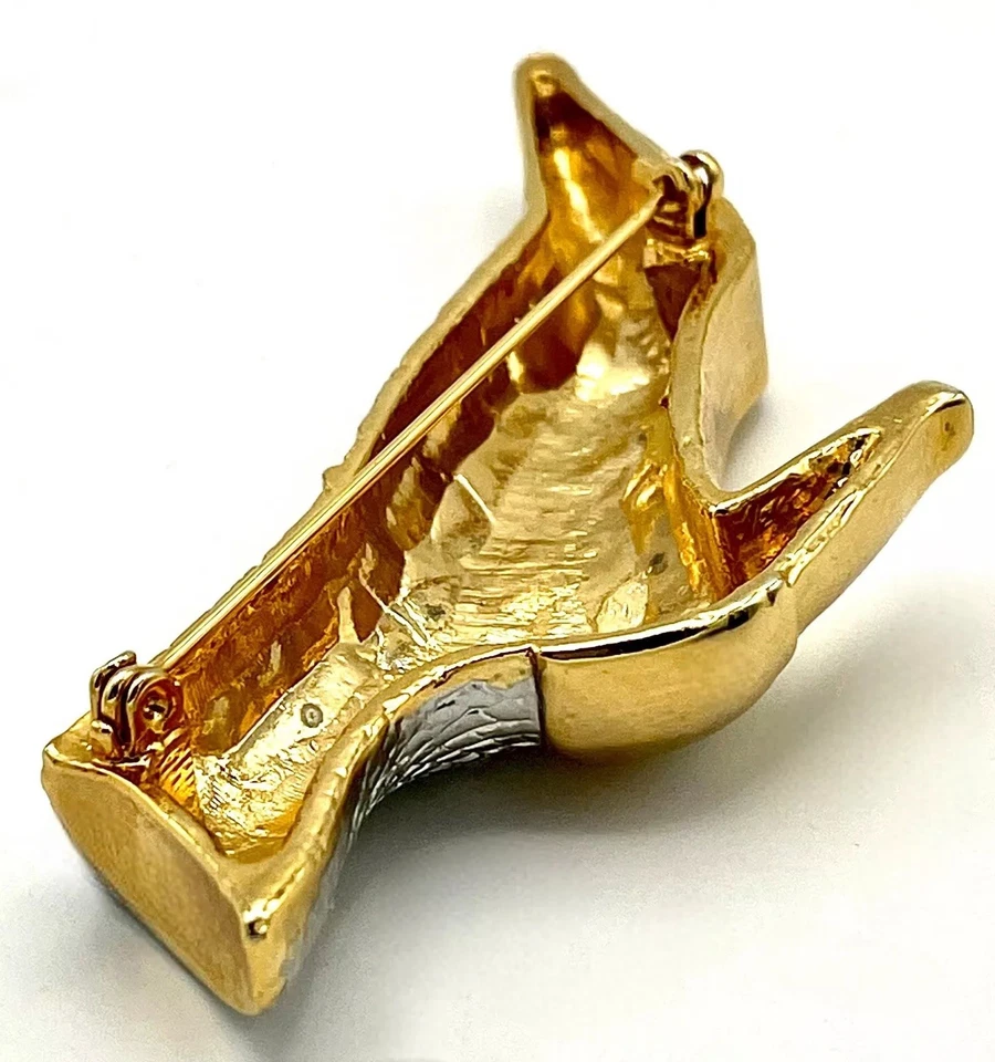 Broche dançarino broche cristal rede ouro salto alto torneira Broadway🔥!VENDA!🔥 - Imagem 4 de 4