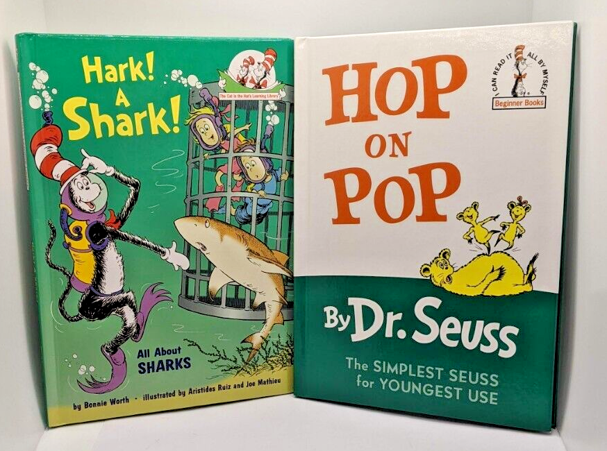 Lot Of 2 Dr. Seuss Books (Hark! A Shark/ Hop On Pop) | eBay