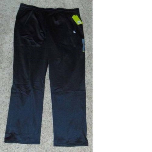 Mens Pants Athletic Tek Gear Black Fleece Lined Side Stripes Active-size 2XL - Picture 2 of 5