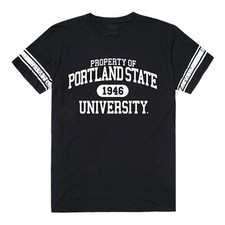 Portland State University Vikings NCAA Property Football T-Shirt 