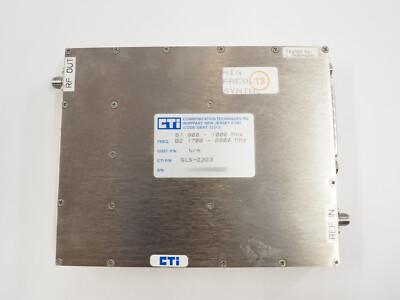 COMMUNICATION TECHNIQUES SLS-2303 800-1000MHz Frequency Synthesizing Module