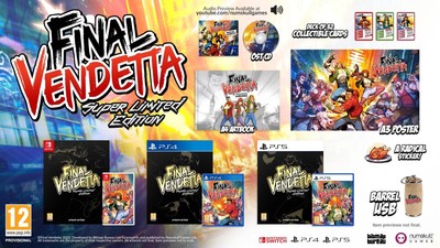 FINAL VENDETTA Super Limited Edition Switch Game In EN-FR-DE-ES-IT-PT-NL-JP-KR N