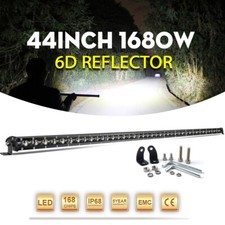 44" Slim 1680W LED Work Light Bar Flood Spot Combo For Offroad Truck 4WD 12 24V
