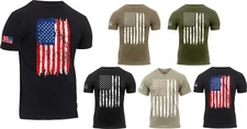 Rothco US Flag Athletic T-Shirt Muscle Build Tactical Tee American Patriotic USA